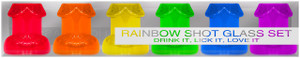Rainbow Shot Glass Set Rainbow Shot Glass Set