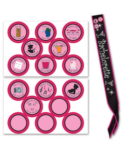 Bachelorette Sash Includes Stick On Badges Bachelorette Sash Includes Stick On Badges