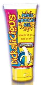 Hott Products Dickalicious Penis Arousal Gel 2 Oz - Banana