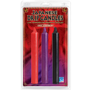 Doc Johnson Fetish Japanese Bondage Drip Candles - Pack Of 3