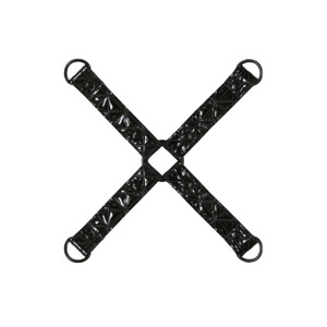 NS Novelties Fetish Sinful Hogtie Restraint - Black