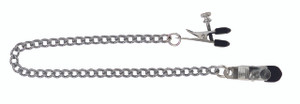 Spartacus Fetish Adjustable Broad Tip Nipple Clamps Includes Link Chain
