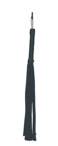 Sportsheets Sex & Mischief Fetish Faux Leather Flogger - Black