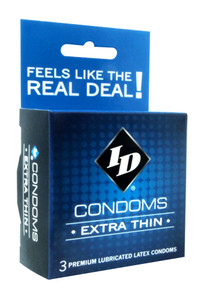 Id Extra Thin Condoms - Box Of 3