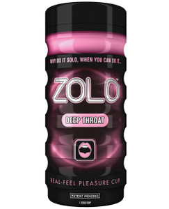 Zolo Deep Throat Cup Mouth Masturbator Stroker