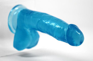 Blush B Yours Sweet 'N Hard 1 Suction Cup Dildo - Blue