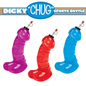 Hott Products Big Dicky Chug Sports Bottle - 20 Oz Pink