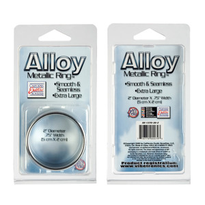 CalExotics Alloy Metallic - Xl Cock Ring