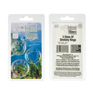 CalExotics Silicone Island - Clear Cock Ring