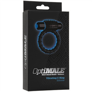 Doc Johnson Optimale Vibrating Cock Ring - Black