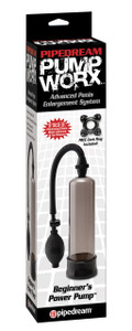 Pipedream Pump Worx Beginner's Power Penis Pump - Black