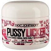 Doc Johnson Pussy Licker Oral Sex Gel - 2 Oz Strawberry
