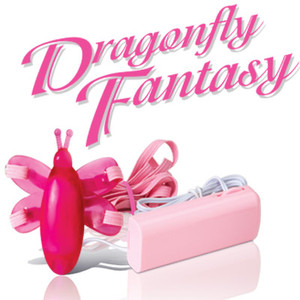 Hott Products Dragonfly Fantasy Vibrator Includes Adjustable Straps