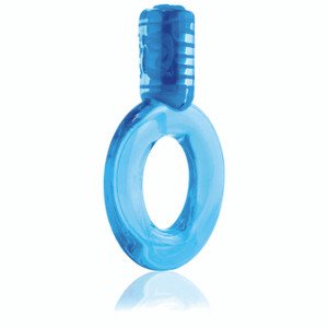 Screaming O Go Vibrator Ring - Blue Couple's Cock Ring
