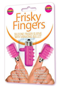 Hott Products Frisky Finger Vibrator - Magenta