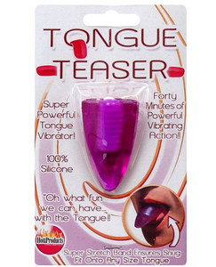 Hott Products Tongue Teaser Tongue Vibrator - Purple