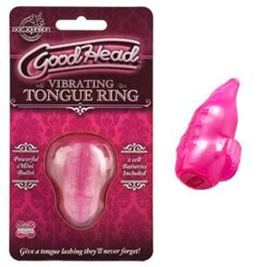 Doc Johnson GoodHead Vibrating Tongue Ring Vibrator