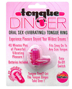 Hott Products Tongue Dinger Tongue Vibrator - Magenta