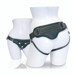 Sportsheets Divine Diva: Plus Size Strap On Dildo Harness - Black