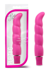 Blush Purity G-Spot Silicone Vibrator - Pink