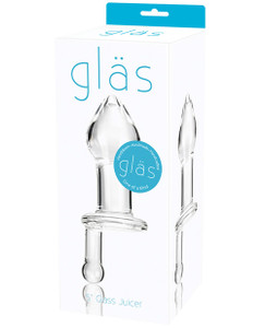 Glas 5" Juicer Glass Butt Plug - Clear