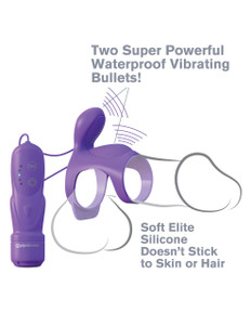 Pipedream Fantasy C Ringz Ultimate Couples Cock Cage - Purple