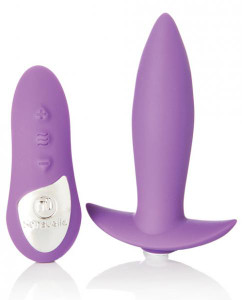 Nu Sensuelle Remote Control Rechargeable Mini Butt Plug Purple