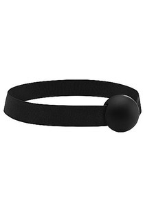 Shots Ouch Fetish Elastic Ball Gag Black O/S