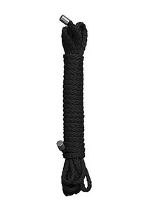 Shots Ouch Fetish Kinbaku Rope 35Ft Black