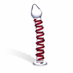 Glas Mr Swirly G-Spot Glass Dildo