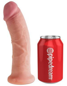 Pipedream King Cock 10" Suction Cup Dildo Beige
