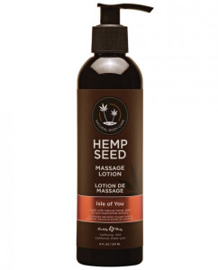 Earthly Body Hemp Massage Lotion Isle Of You 8Oz