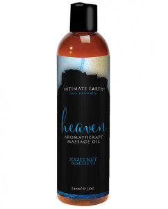 Intimate Earth Heaven Aromatherapy Massage Oil - 240 Ml Hazelnut Biscotti