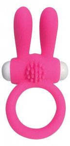 Pipedream Neon Rabbit Ring Vibrator Pink