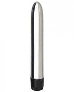 Erotic Toy Company Chrome Classics Metallic 7" Vibrator Silver Erotic Toy Company Chrome Classics Metallic 7" Vibrator Silver