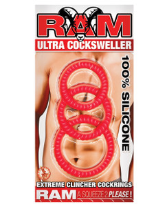 Nasstoys Ram Ultra Cocksweller Cock Ring - Red