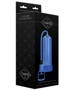 Shots Pumped Comfort Beginner Penis Pump - Blue