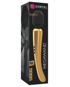 Dorcel Megawand Rechargeable Wand Vibrator - Gold