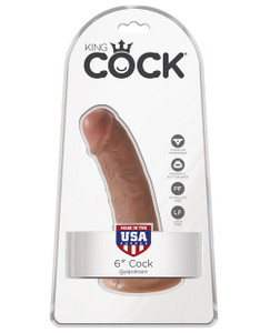 Pipedream King Cock 6" Realistic Dildo - Tan
