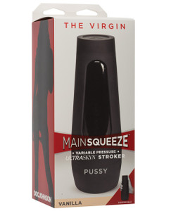 Doc Johnson Main Squeeze Ultraskyn Masturbator Stroker The Virgin - Vanilla