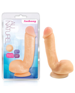 Blush Au Naturel Anthony Suction Cup Dildo - Beige