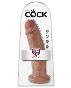 Pipedream King Cock 10" Realistic Dildo - Tan