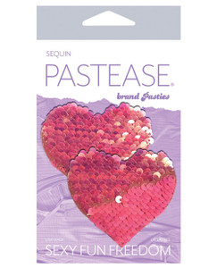 Pastease Color Changing Flip Sequins Heart - Pink O/S Pasties Pastease Color Changing Flip Sequins Heart - Pink O/S Pasties