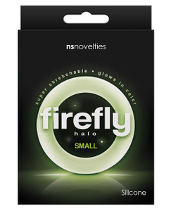 NS Novelties Firefly Halo Small Cock Ring - Clear