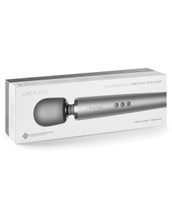 Le Wand Rechargeable Wand Vibrator - Grey