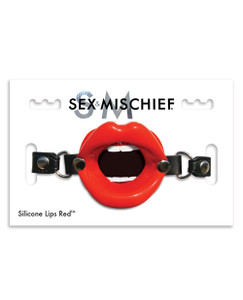 Sportsheets Sex & Mischief Fetish Silicone Lips - Red