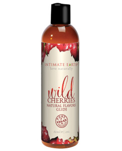 Intimate Earth Natural Flavors Glide Personal Lubricant - 60 Ml Wild Cherries