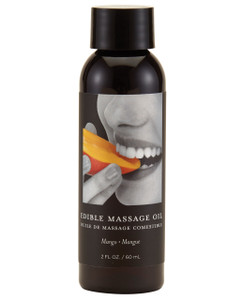 Earthly Body Edible Massage & Body Oil - 2 Oz Mango