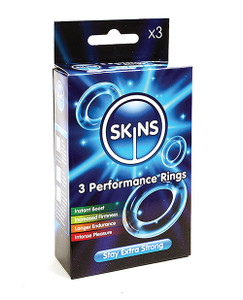 Creative Conceptions Skins Performance Cock Rings - Pack Of 3