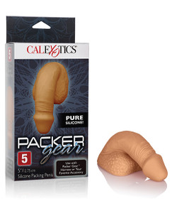 CalExotics Packer Gear 5" Silicone Packing Penis - Tan